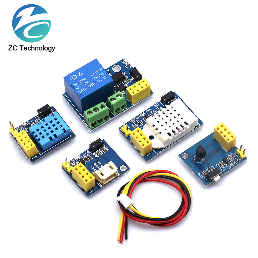 Esp8266 Relay Module - ESP8266โมดูลรีเลย์5V WiFi DS18B20 DHT11 RGB LED