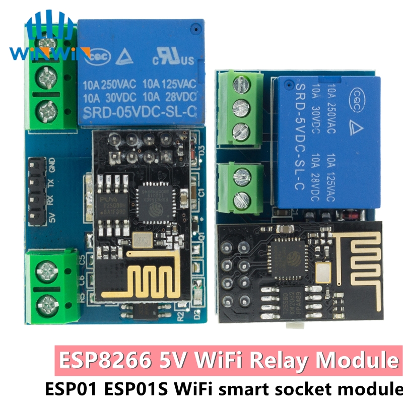 Esp8266 Relay Module - โมดูลรีเลย์ WiFi 5V สำหรับสมาร์ทโฮม ESP8266 ESP-01S