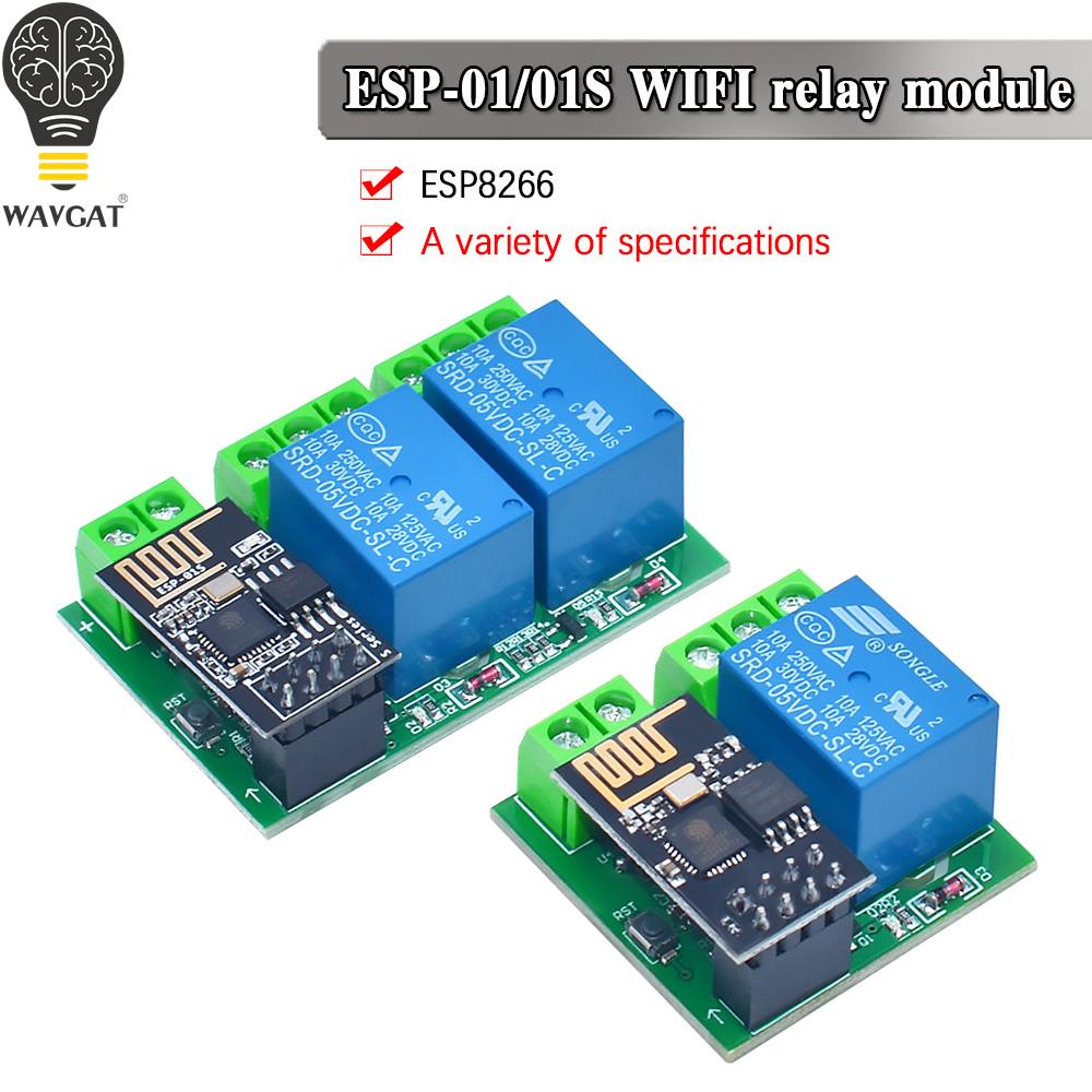 Esp8266 Relay Module - ESP8266 Dual Channel WIFI รีเลย์โมดูล ESP-01