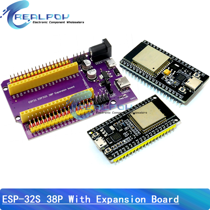 Esp32 Smart Home Kit - ESPWROOM32 บอร์ดพัฒนา TYPE-C/MICRO USB CP2102 WiFi