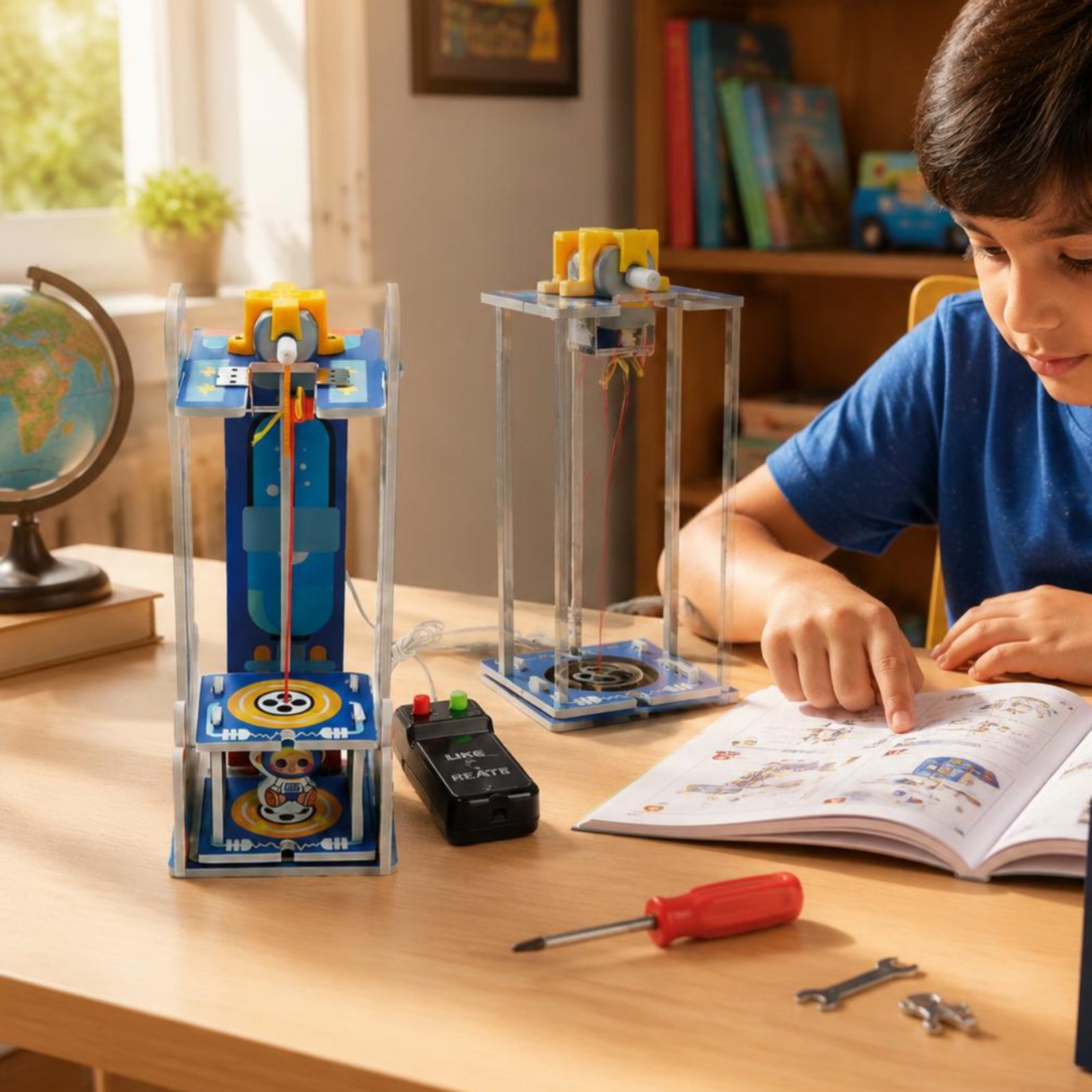 ชุดของเล่นโมเดลลิฟต์ไม้ DIY สำ - Stem Robotics Kit บทวิจารณ์และราคา