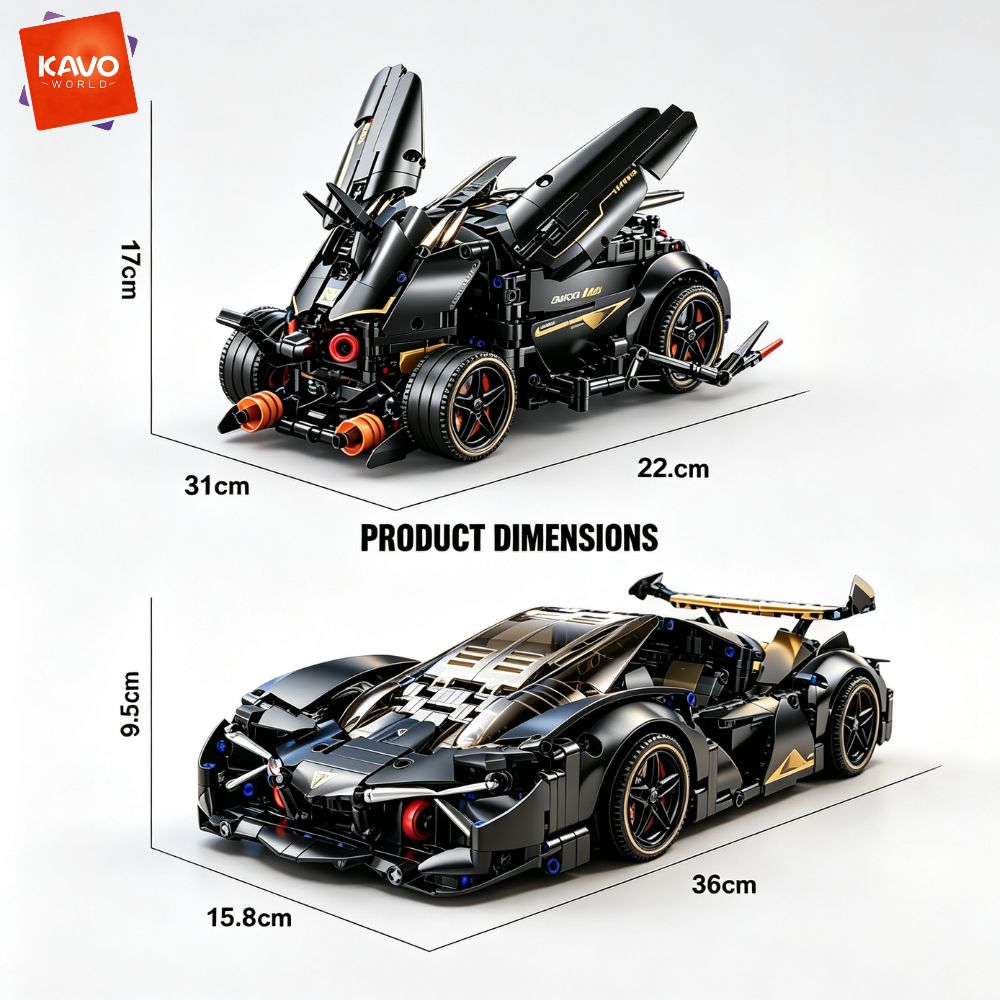 KAVOWORLD 1248 ชิ้น บล็อกตัวต่ - Stem Robotics Kit บทวิจารณ์และราคา