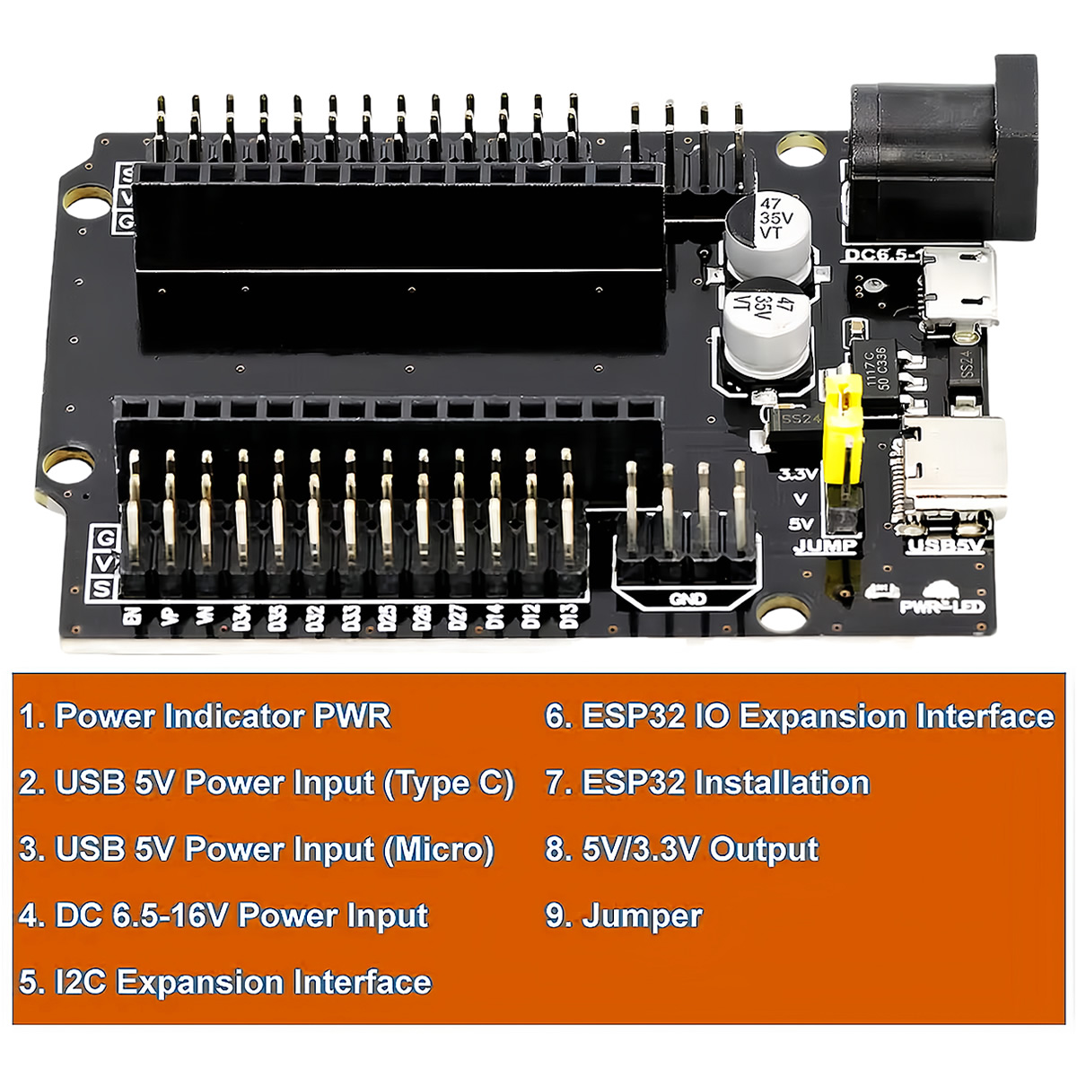 บอร์ดพัฒนา ESP32-WROOM-32 รุ่น - Esp32 Smart Home Kit บทวิจารณ์และราคา