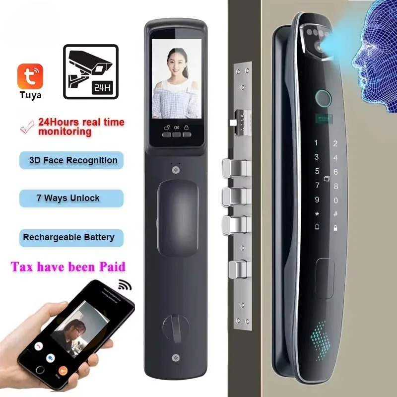 ระบบล็อคประตูอัจฉริยะพร้อมฟังก - Smart Door Lock Wifi บทวิจารณ์และราคา