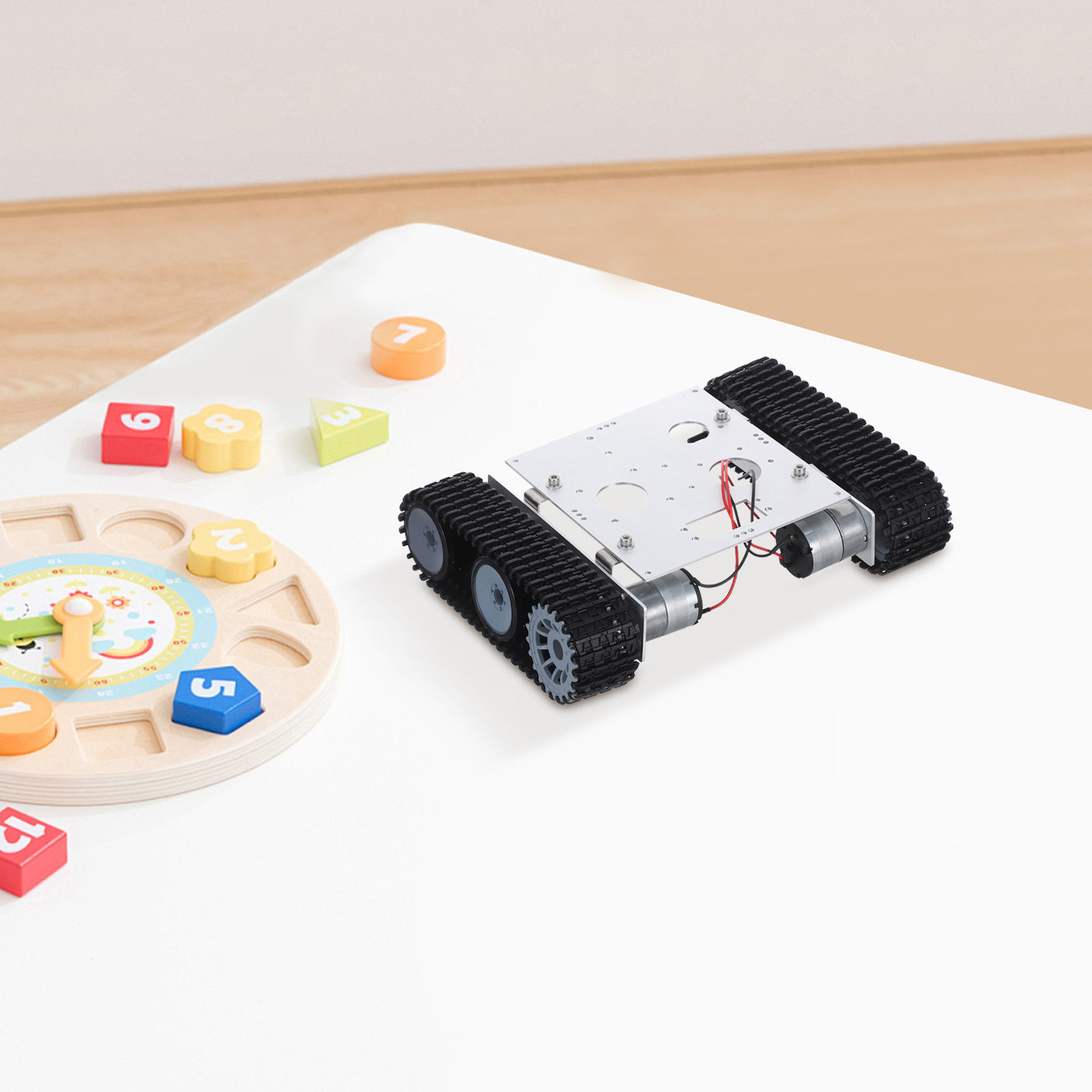 ชุดโครงรถถังหุ่นยนต์โลหะ - ชุด - Stem Robotics Kit บทวิจารณ์และราคา