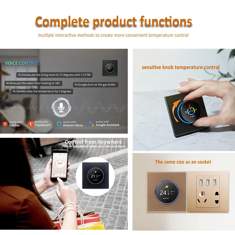 มีสินค้าในสต็อก: เทอร์โมสตัทแบ - Wifi Thermostat บทวิจารณ์และราคา