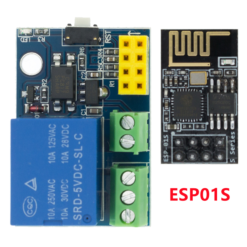 ESP8266 ESP-01 ESP-01S โมดูลรี - Esp8266 Relay Module บทวิจารณ์และราคา