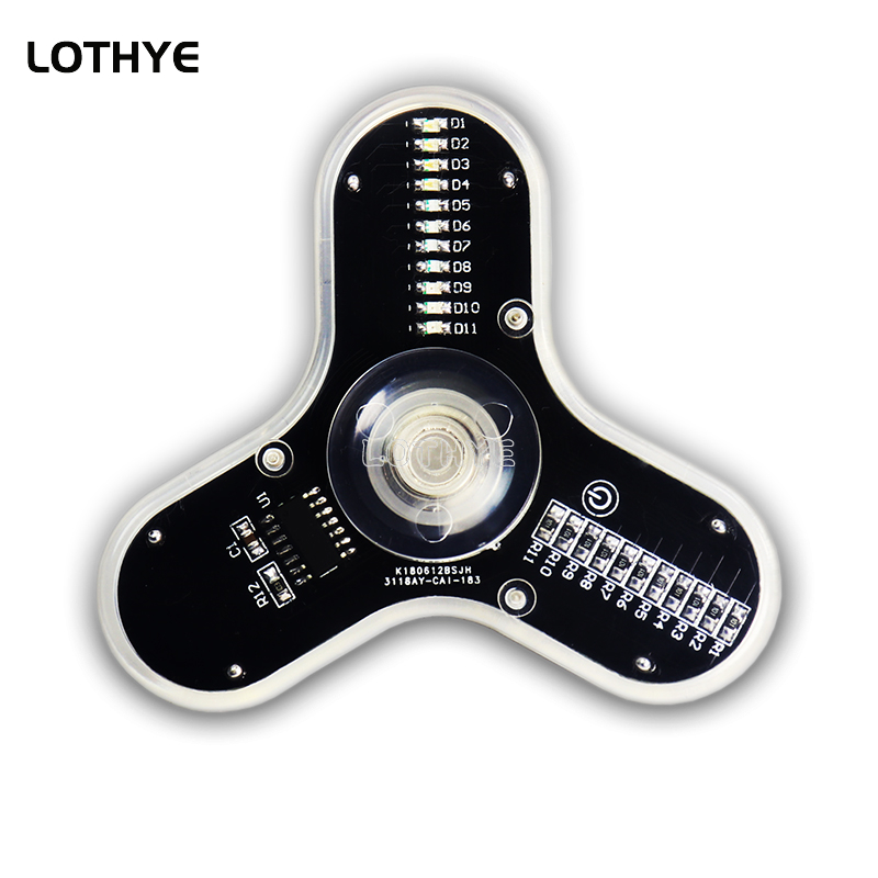LED Fidget Spinner ผลิตลําโพงบ - Electronics Project Kit บทวิจารณ์และราคา