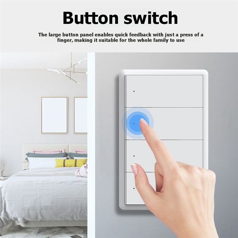 DTA4-ระบบควบคุมด้วยเสียงสำหรับ - Smart Light Switch Wifi บทวิจารณ์และราคา