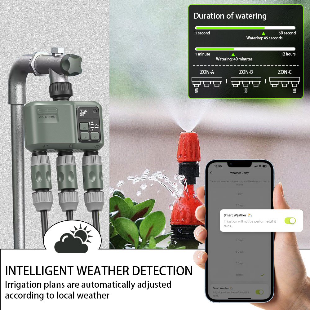 ตัวควบคุมการรดน้ำอัตโนมัติแบบต - Wifi Smart Plug บทวิจารณ์และราคา