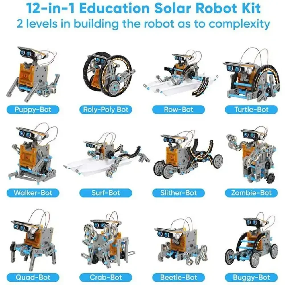 13 in 1 พลังงานแสงอาทิตย์หุ่นย - Electronics Project Kit บทวิจารณ์และราคา